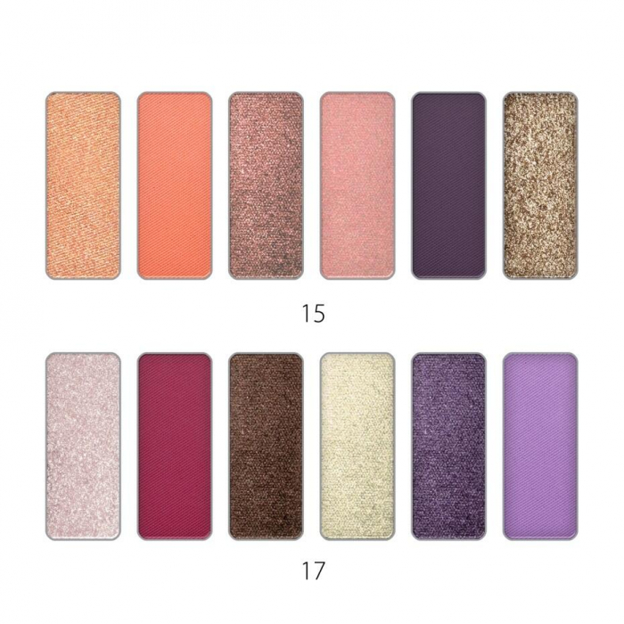 Set mix 12 farduri de pleoape New City Trends, Revers, nr 15, 16, 17, 18 [6]
