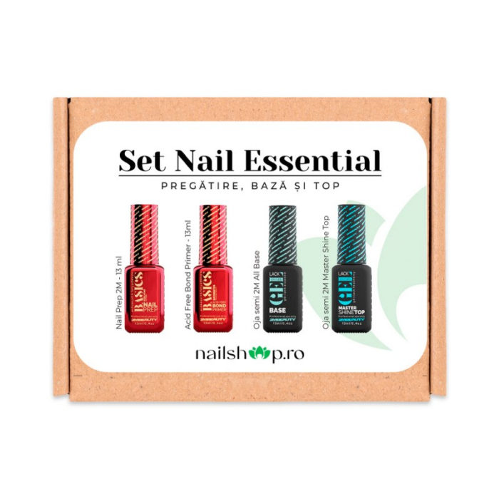 Set Nail Essential - Pregatire, Baza si Top [1]