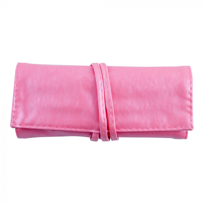Set pensule makeup, Lila Rossa, cu husa roz, 24 buc [19]