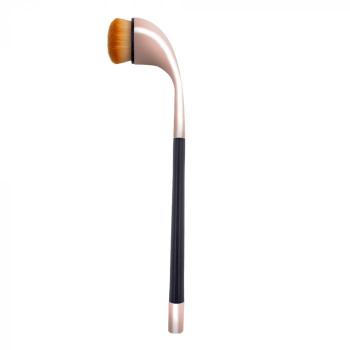 Set pensule makeup, Lila Rossa, tip perie, cu maner metalic, 9 buc [4]