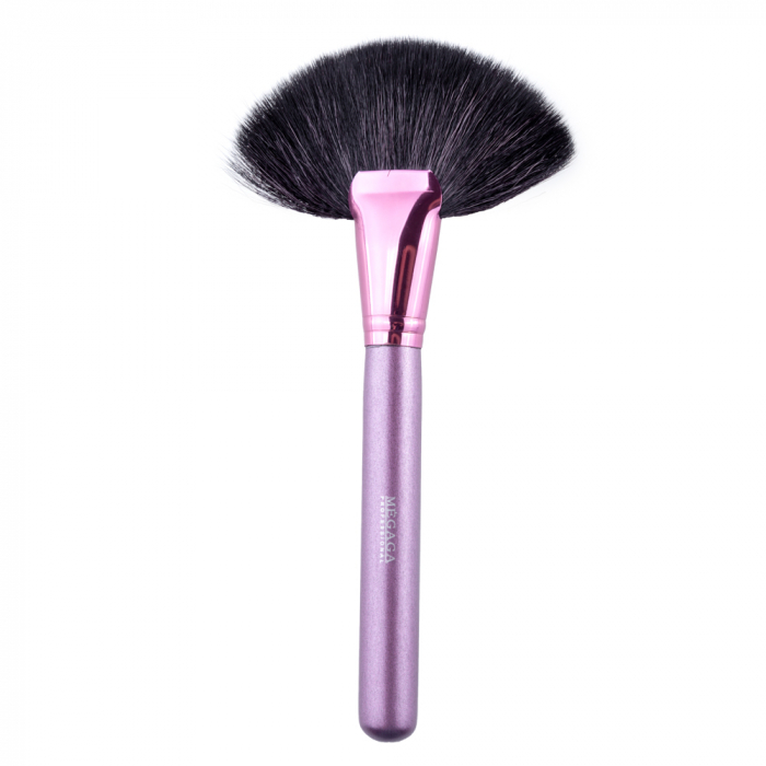 Set pensule makeup, Megaga, cu husa neagra, 18 buc [16]