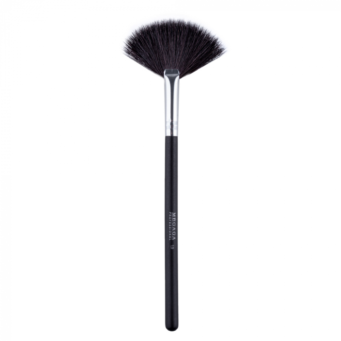 Set pensule makeup, Megaga, cu husa neagra, 22 buc [5]
