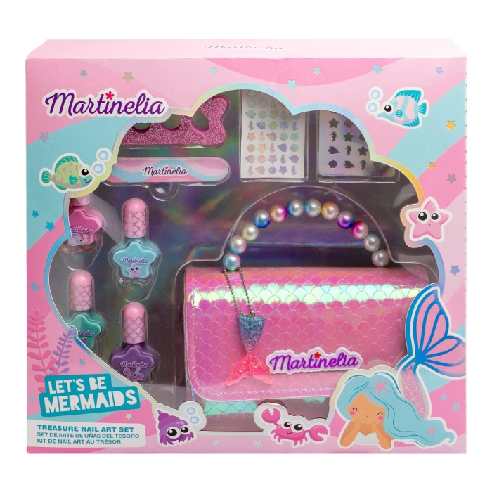 Set pentru unghii Treasure Let's Be Mermaids, Martinelia, 85438 [4]