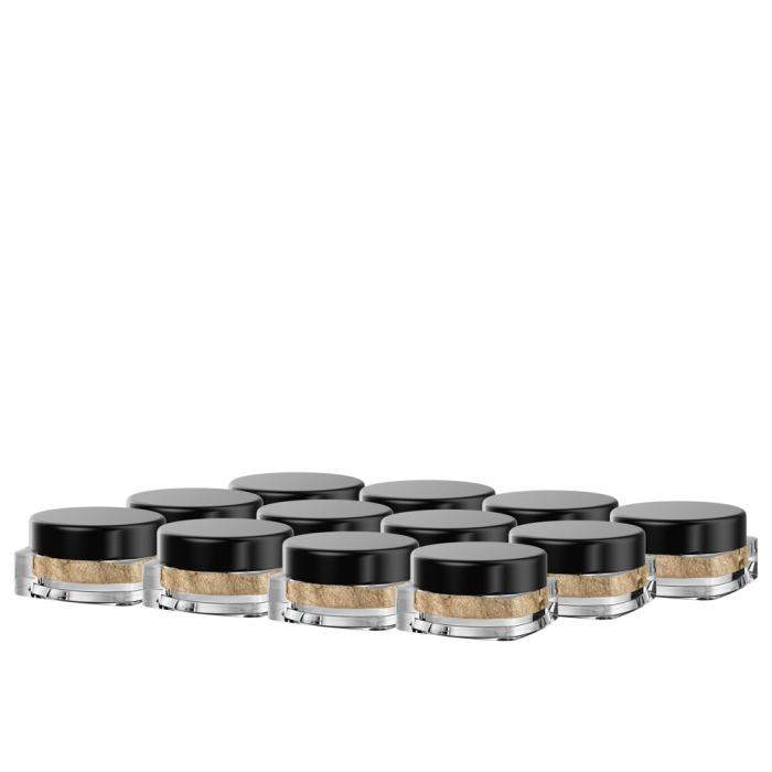 Set pigment cu efect de oglinda, 12 bucati, gold [3]