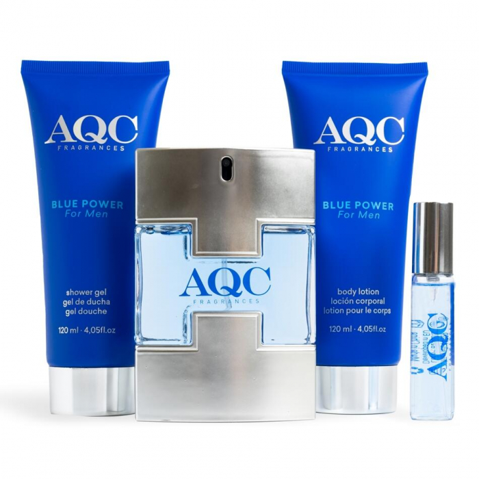 Set produse de ingrijire Blue Power, pentru barbati, Aquarius, 355ml [2]
