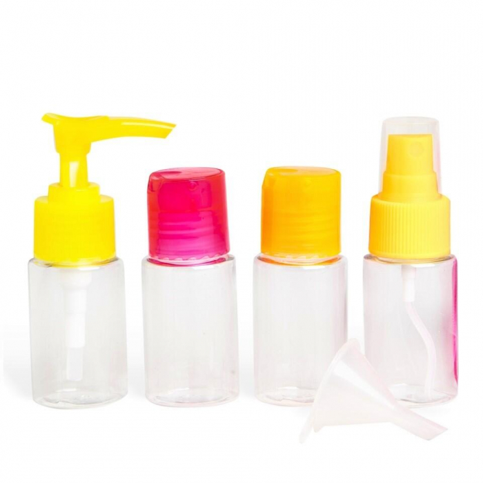 Set recipiente pentru calatorii si borseta 90001 Neon Travel, IDC Institute [3]