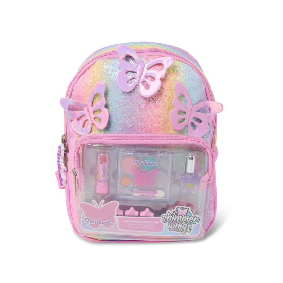 Set rucsac si produse cosmetice pentru copii Martinelia Shimmer Wings Bagpack & Beauty Set 30606 [1]