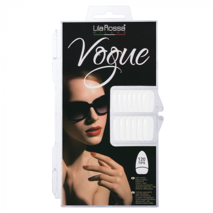 Set tipsuri transparente, Lila Rossa, Vogue, 120 buc, natur, 05 [2]