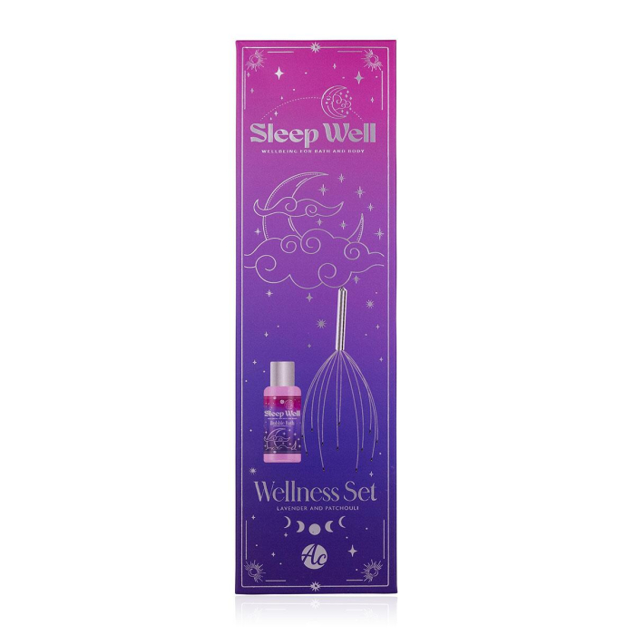 Set wellness Sleep Well cu spuma de baie si dispozitiv pentru masaj capilar, 6060967, Accentra, 100ml [6]