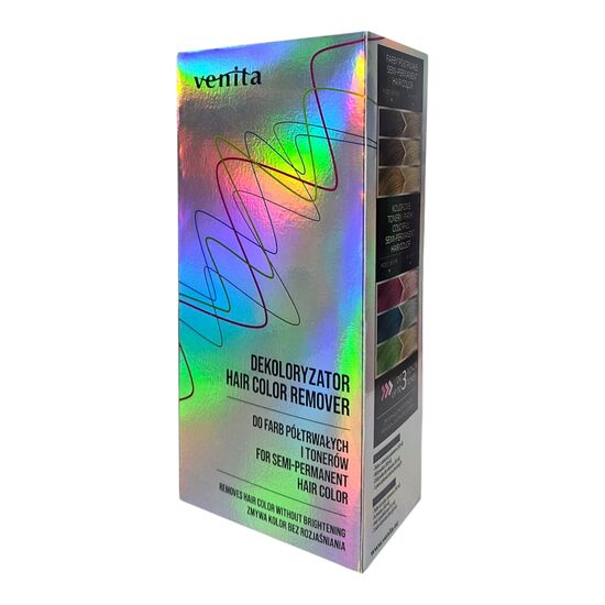 Solutie de indepartare a culorii pt vopsea de par semipermanenta Venita Hair Color Remover, 115ml 15 ml [1]