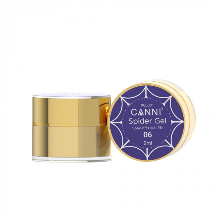 Spider gel uv, Canni, purple, 8 ml [3]