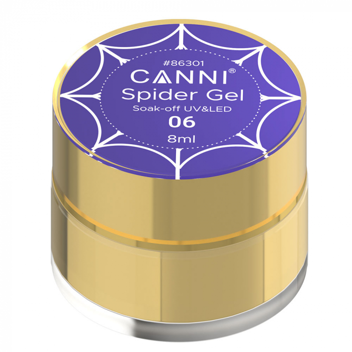 Spider gel uv, Canni, purple, 8 ml [4]