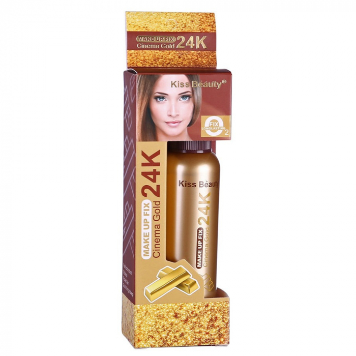 Spray fixator pentru makeup, Cinema Gold, Kiss Beauty [2]