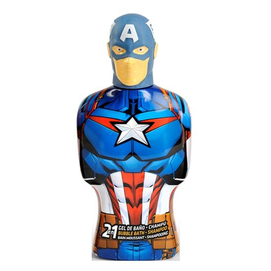 Spumant de baie si sampon, figurina 3D, Avengers, 2536, Captain America, 350ml [1]