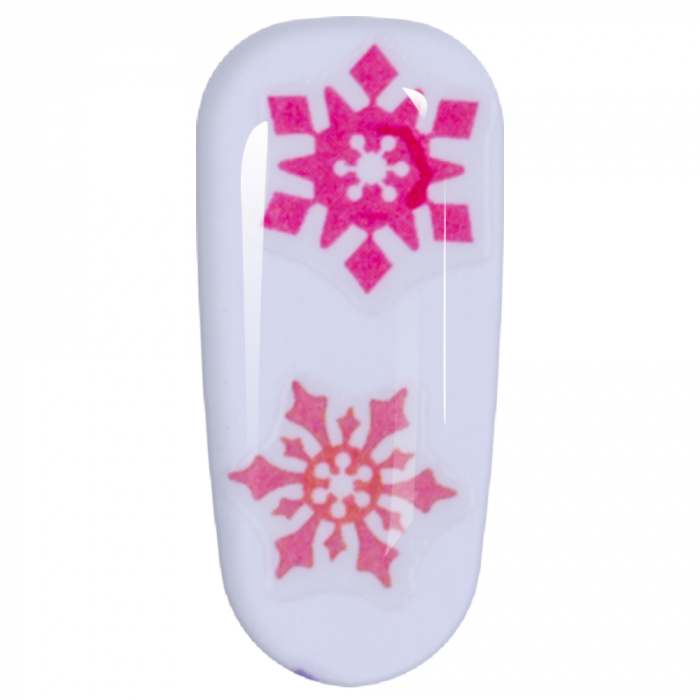 Sticker Lila Rossa pentru decor unghii, Craciun, Revelion si iarna, nail art, xf3119 [2]