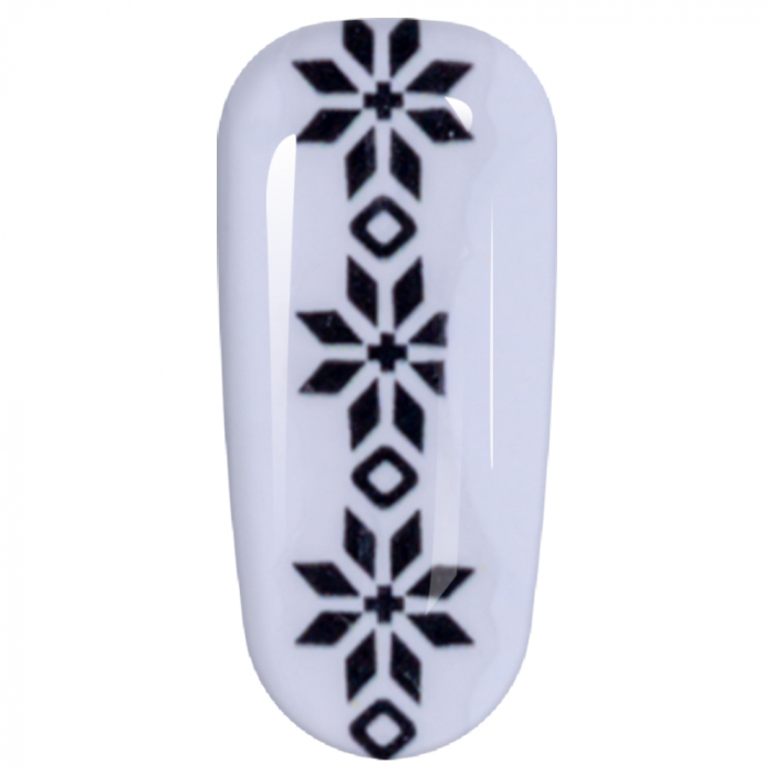 Sticker Lila Rossa pentru decor unghii, Craciun, Revelion si iarna, nail art, xf3121 [5]