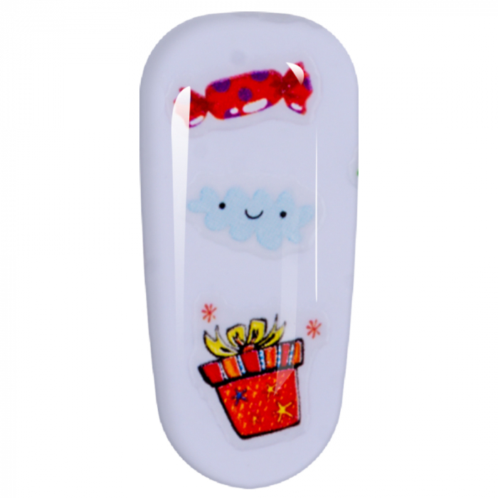 Sticker Lila Rossa pentru decor unghii, Craciun, Revelion si iarna, nail art, xf3124 [4]