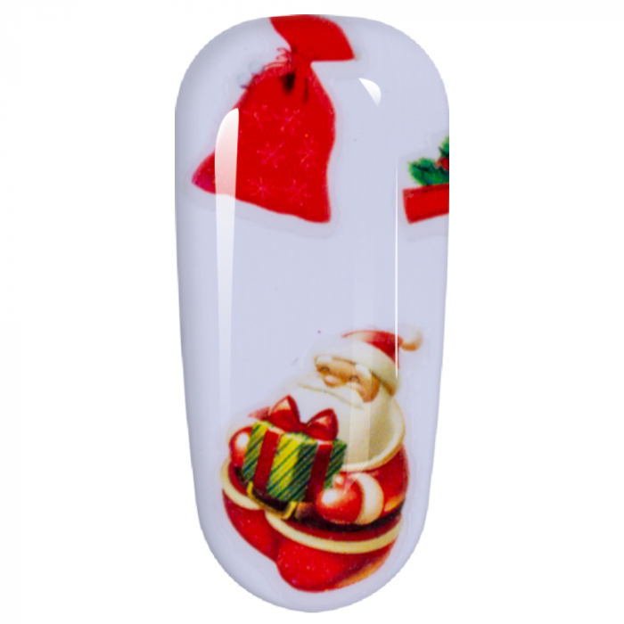 Sticker Lila Rossa pentru decor unghii, Craciun, Revelion si iarna, nail art, xf3131 [5]