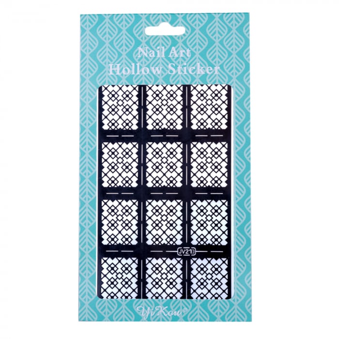 Sticker Lila Rossa pentru decor unghii, nail art, jv210 [1]
