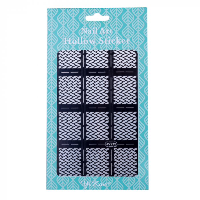 Sticker Lila Rossa pentru decor unghii, nail art, jv212 [1]