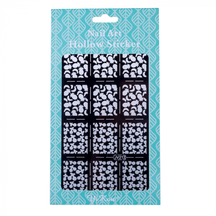 Sticker Lila Rossa pentru decor unghii, nail art, jv213 [2]