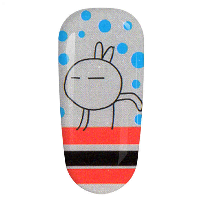 Sticker pentru unghii nail art, Lila Rossa, 14 in 1, nr 4 [4]