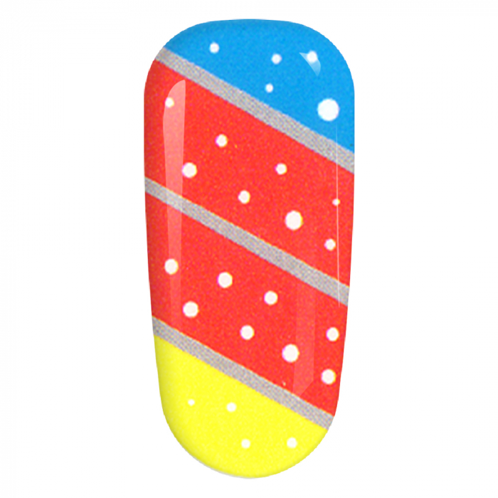 Sticker pentru unghii nail art, Lila Rossa, 14 in 1, nr 4 [5]
