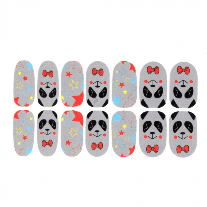 Sticker pentru unghii nail art, Lila Rossa, 14 in 1, nr 5 [1]