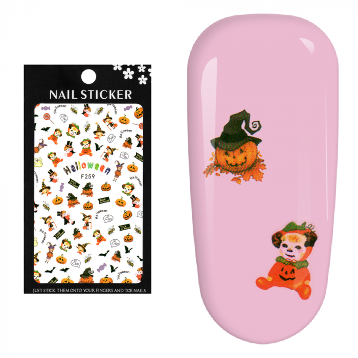 Stickere pentru decor unghii Lila Rossa, Halloween, f259 [6]