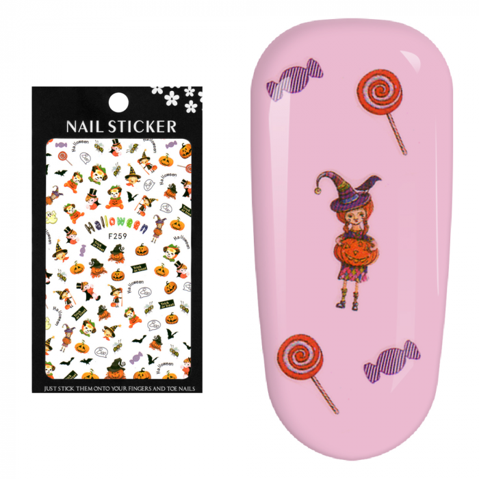 Stickere pentru decor unghii Lila Rossa, Halloween, f259 [7]