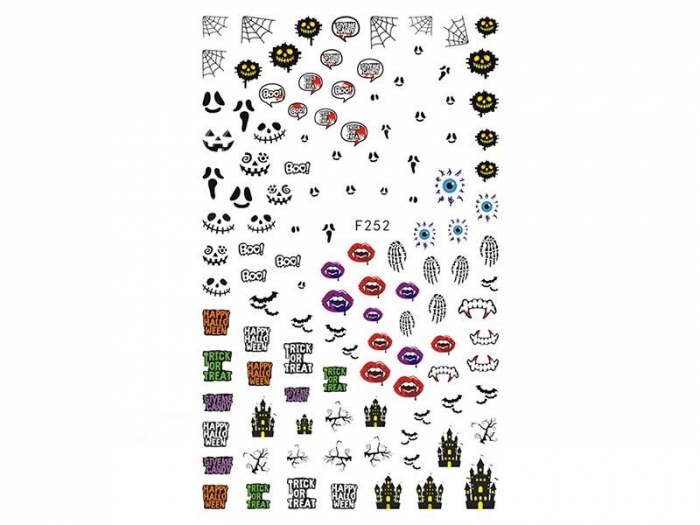 Stickere pentru decor unghii Lila Rossa, pentru Halloween, f252 [1]