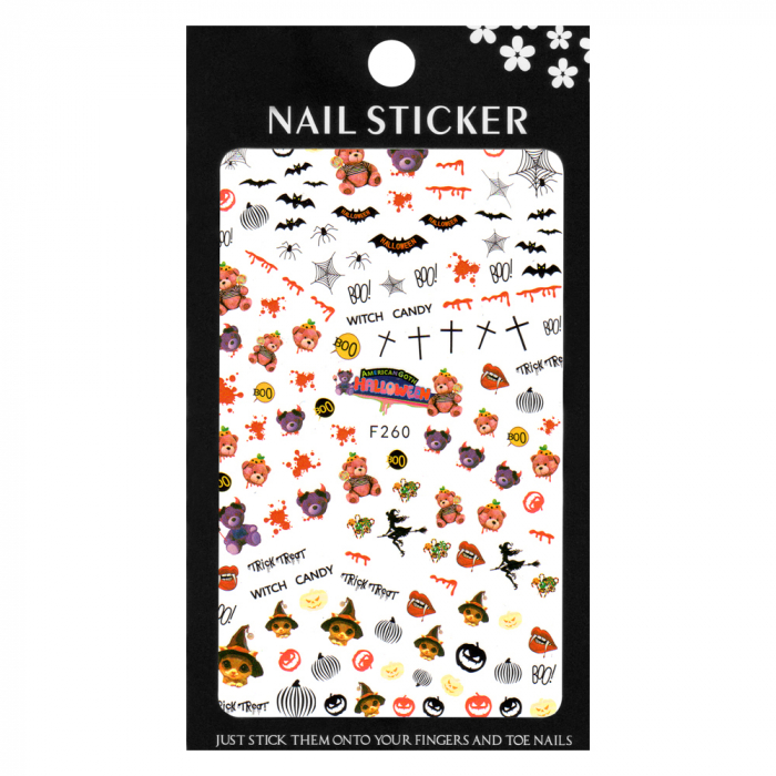 Stickere pentru decor unghii Lila Rossa, pentru Halloween, f260 [1]