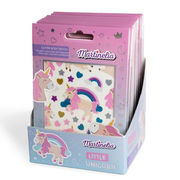 Tatuaje temporare cu glitter Unicorn, Martinelia, 68023 [2]