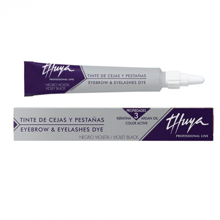 Thuya Professional Violet Black - Vopsea pentru gene si sprancene negru violet 14ml [1]