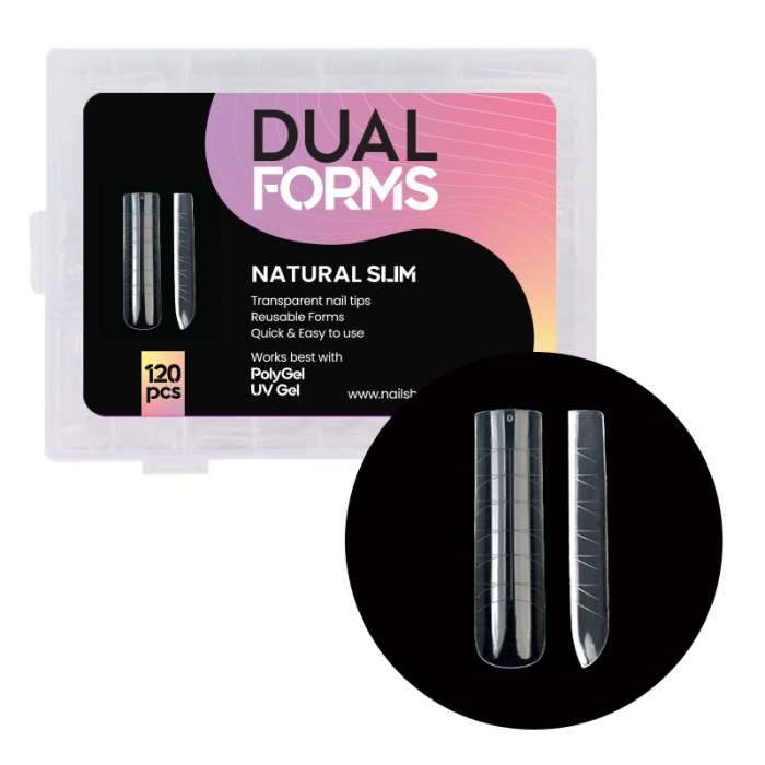 Tips Natural Slim Dual Forms - 120 buc [1]