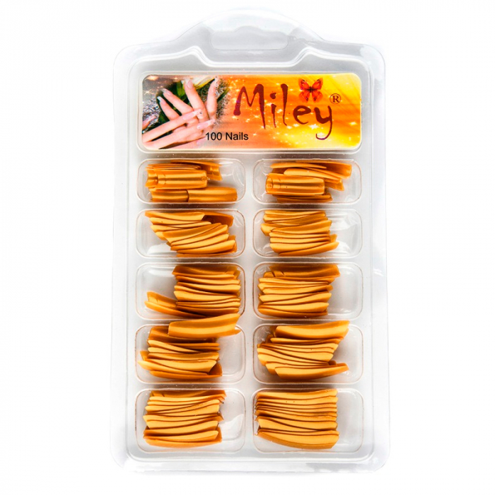 Tipsuri colorate, 100 buc, Gold [1]