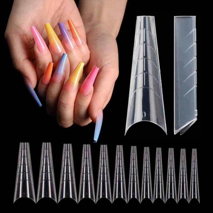 Tipsuri pentru unghii Smart Forms Balerina, 120buc, reutilizabile [2]