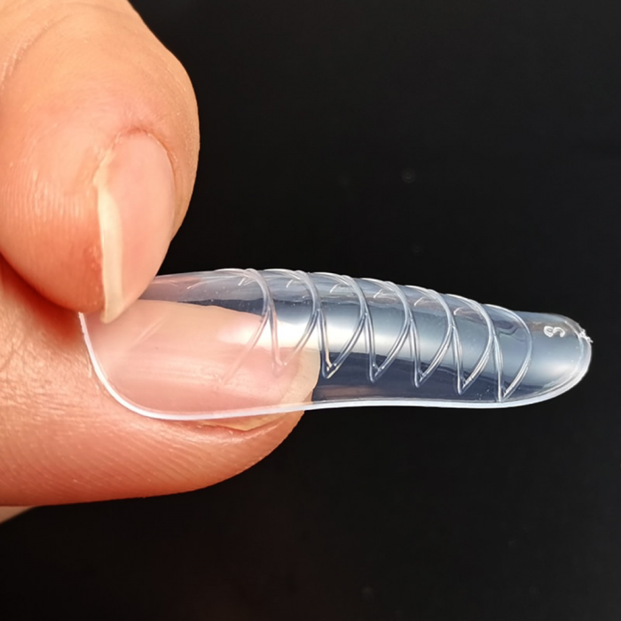 Tipsuri polygel Piko, 12 marimi, forme refolosibile, transparente [2]