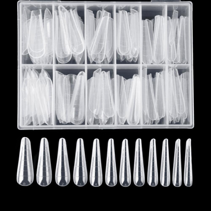 Tipsuri Smart Forms Migdala Ruseasca, 120buc, reutilizabile, full cover [2]