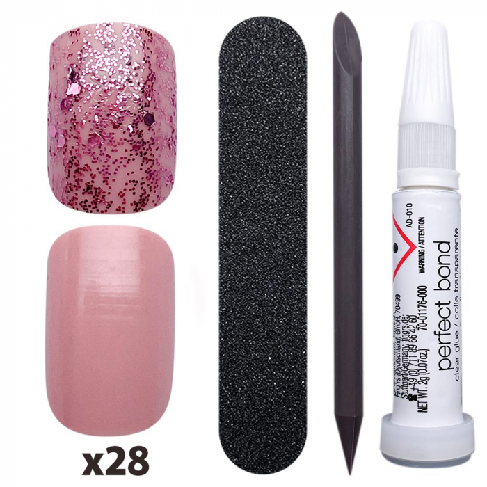 Tipsuri unghii false color press-on [2]