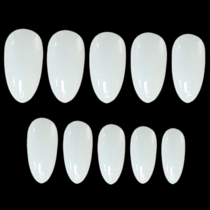 Tipsuri unghii false migdala Zenail 100 buc [4]