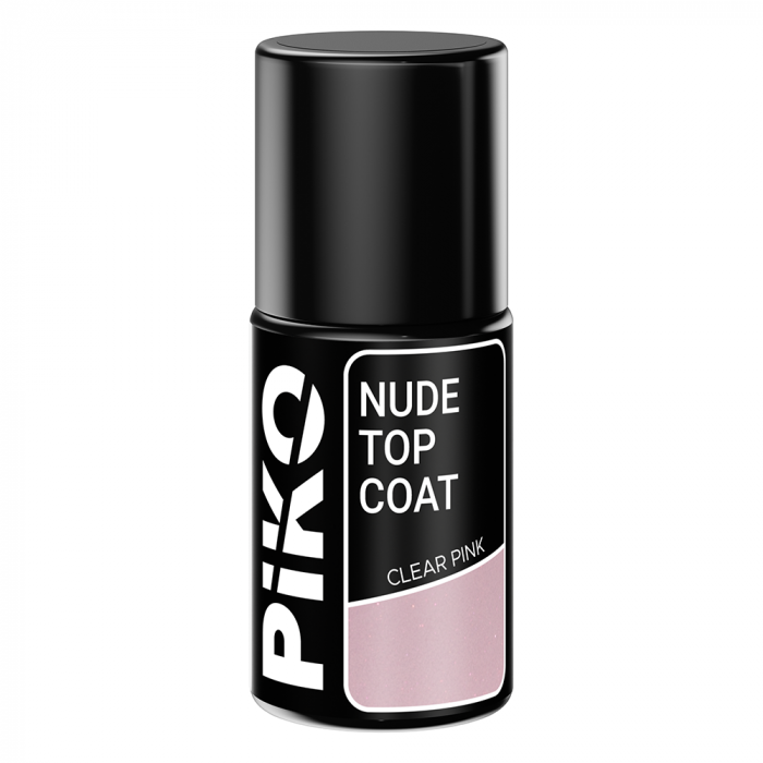 Top coat Piko, Nude Top, 7 ml, Clear Pink [2]