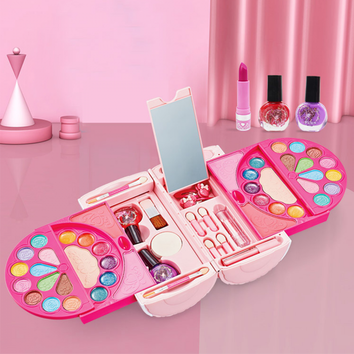 Trusa beauty Hi Lila Rossa girls, makeup copii si unghii, solubile in apa, copii de peste 8 ani [3]