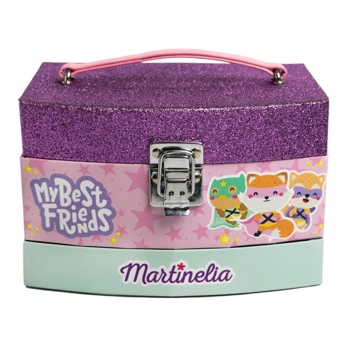 Trusa de machiaj pentru fetite tip cufar, My Best Friends 12041, Martinelia [3]