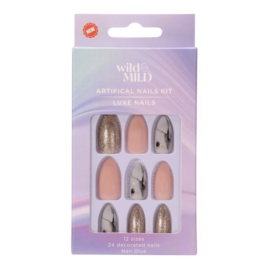 Unghii false 080 Sparkle & Shine Wild & Mild N24 [1]