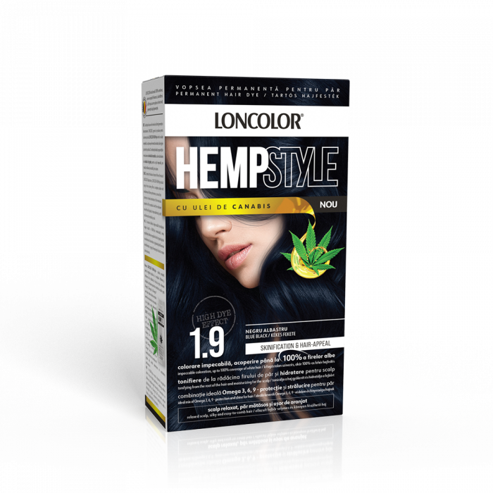 Vopsea de par permanentă cu amoniac Loncolor HEMPstyle 100ml [1]