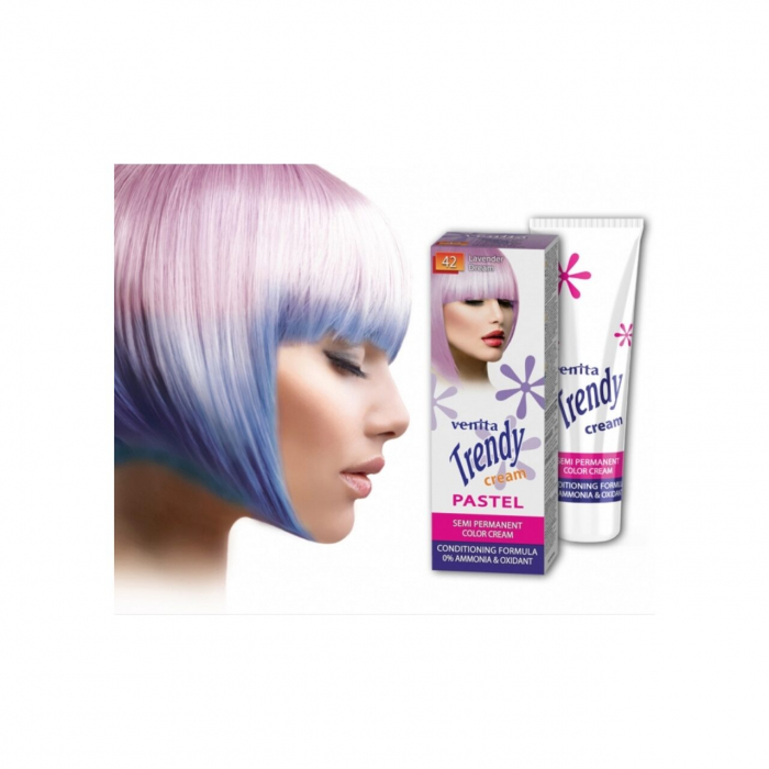 Vopsea de par semipermanenta, Trendy Cream Pastel, Venita, Nr. 23, Sweet apricot [2]