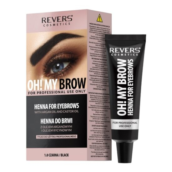 Vopsea de sprancene Henna Oh! My Brows, Revers, Negru, 1.0, 30ml [1]