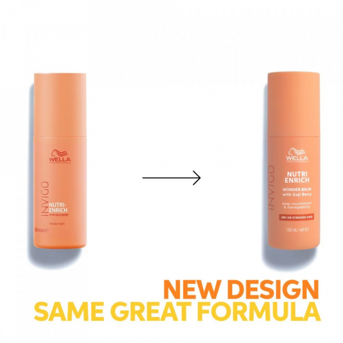 Wella Professionals Balsam nutritiv fara clatire pentru par uscat Invigo Nutri Enrich Wonder Balm 150ml [2]