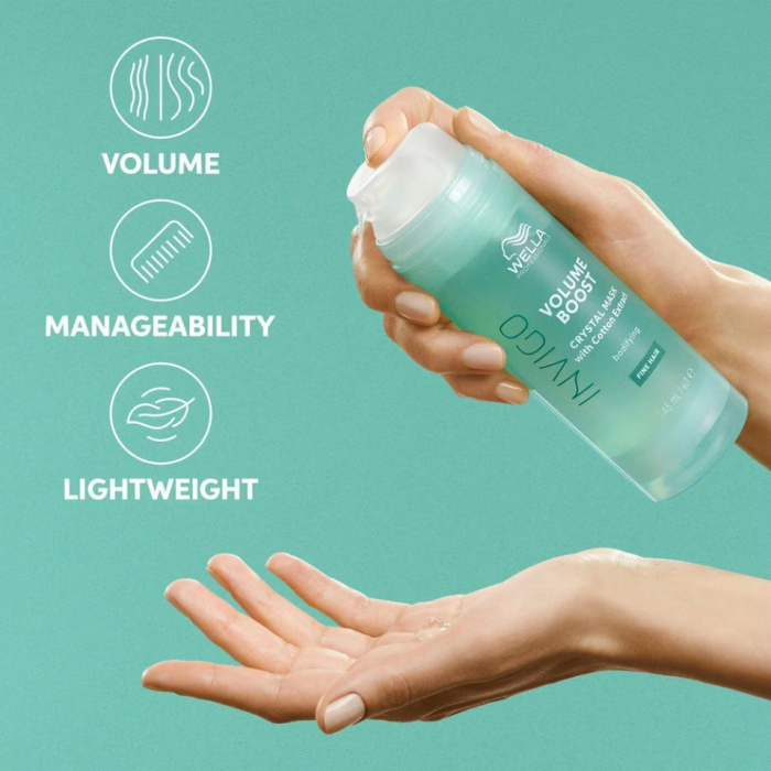 Wella Professionals Masca de volum pentru par fin Invigo Volume Boost Crystal Mask Fine 145ml [2]